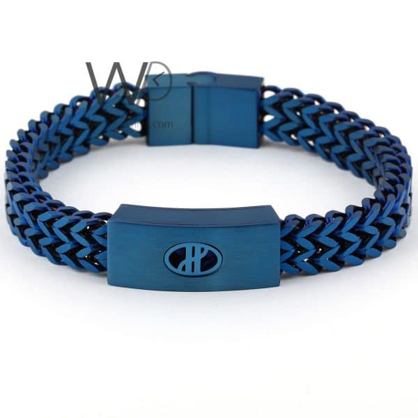 Hublot blue stainless steel men's bracelet | Watches Prime   