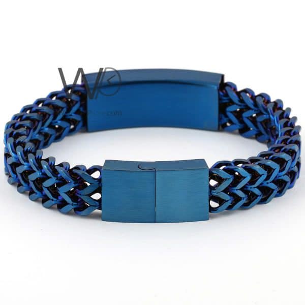 Montblanc blue stainless steel men's bracelet | Watches Prime