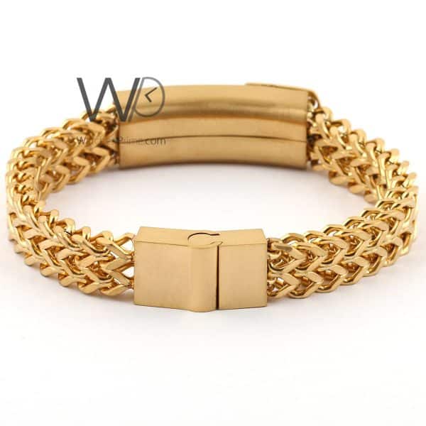 Gucci gold metal men bracelet | Watches Prime