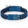 Ferragamo stainless steel blue men's bracelet | Watches Prime
