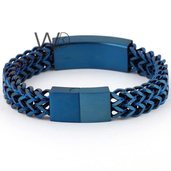 Ferragamo stainless steel blue men's bracelet | Watches Prime