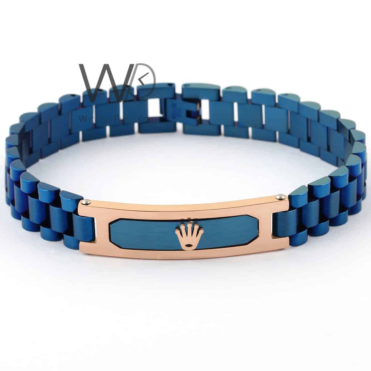 Collins | 3 mm Navy Blue Woven Leather Wrap Bracelet | In stock! | Lucleon