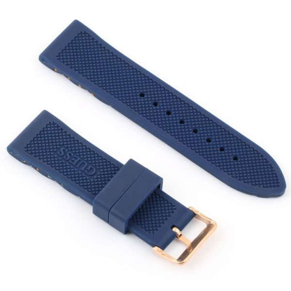 Guess Rubber Blue Watch Strap | Watches Prime