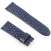Tag heuer leather blue watch strap