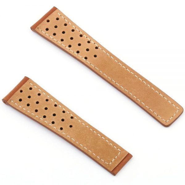 Tag Heuer Leather Watch Strap Brown | Watches Prime