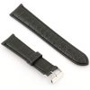 Black watch strap leather