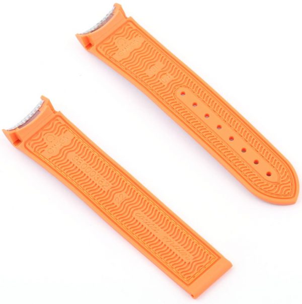 Omega Rubber Gray Watch Strap | Watches Prime