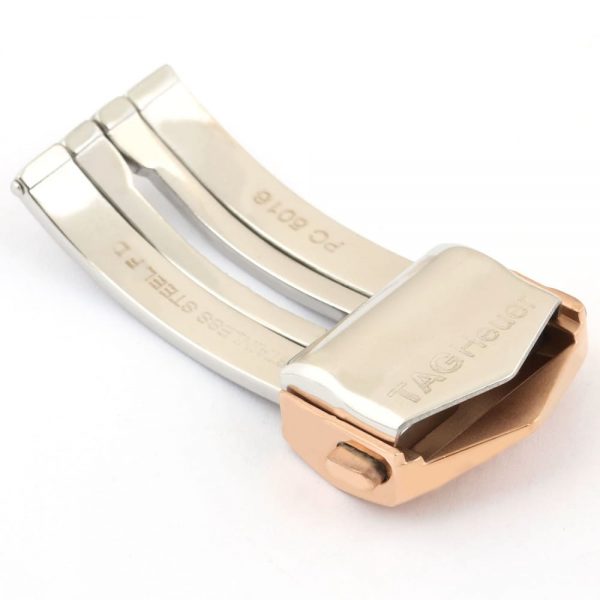 Tag Heuer Watch Buckle Stainless Steel Rose Gold | Watches Prime
