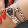Bvlgari Women's Watch with Black Dial | Watches Prime