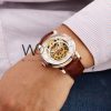 Cartier Automatic Watch Brown Leather Belt | Watches Prime