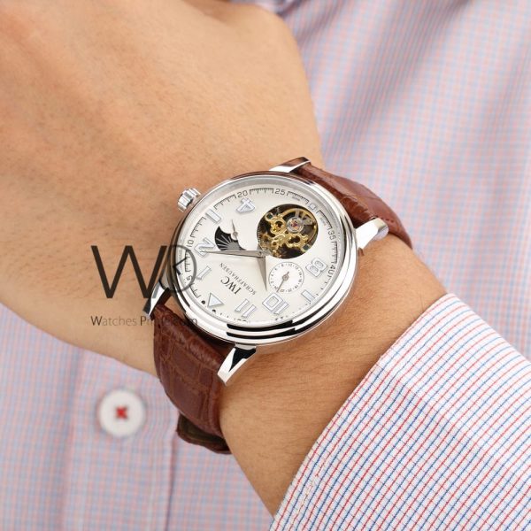 IWC Chronograph Automatic Watch White Dial | Watches Prime