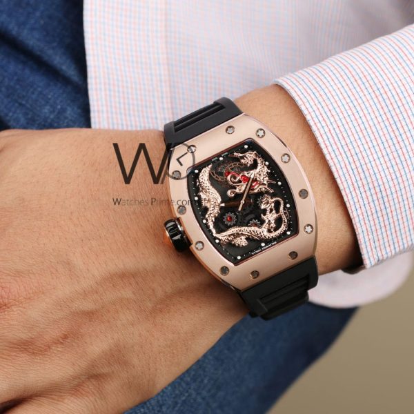 Richard Mille Automatic Black Men's Watch | Watches Prime