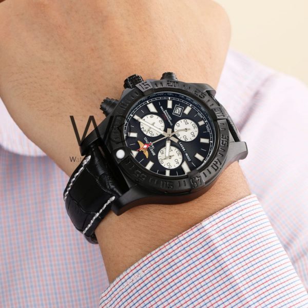 Breitling Men's Watch Black dial Chronograph | Watches Prime