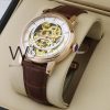 Cartier Automatic Watch Brown Leather Belt | Watches Prime