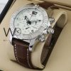 Breitling men's watch with brown  strap