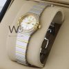 OMEGA WATCH WHITE WITH STAINLESS STEEL BELT | Watches Prime