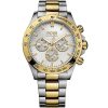 1512960 hugo boss watch men silver gold metal ikon