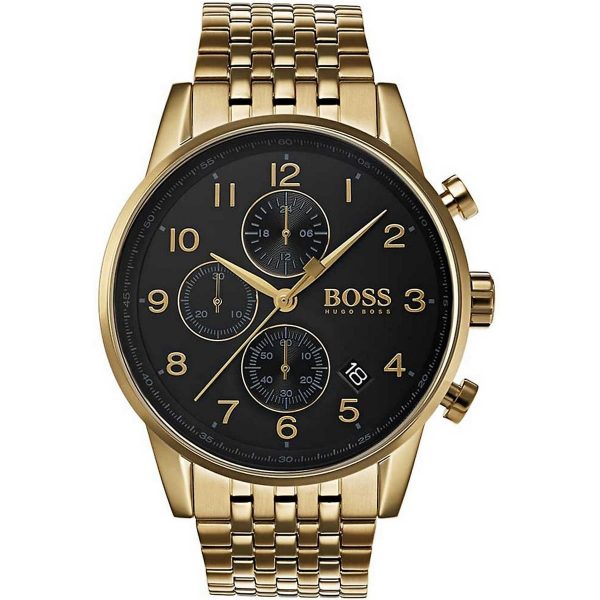 hugo boss watch gold men