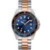 W1002g5 guess watch men silver rose gold metal crew