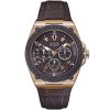 W1058g2 guess watch men brown leather legacy