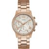 W1069l3 guess watch women rose gold metal solar