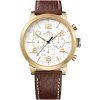1791231 tommy hilfiger watch men brown leather jake