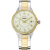 Bq1107 fossil watch women gold silver metal blythe