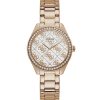 Gw0001l3 guess watch women rose gold metal sugar