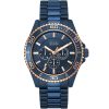 W0172g6 guess watch men blue metal chaser