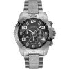 W0598g2 guess watch men silver metal velocity