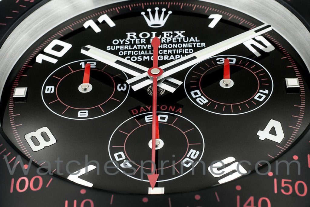 daytona rolex wall clock