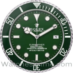 Rolex Wall Clock Submariner Green Dial Green Bezel