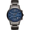 Men's renato gray stainless steel online chronograph emporio armani watch ar11215