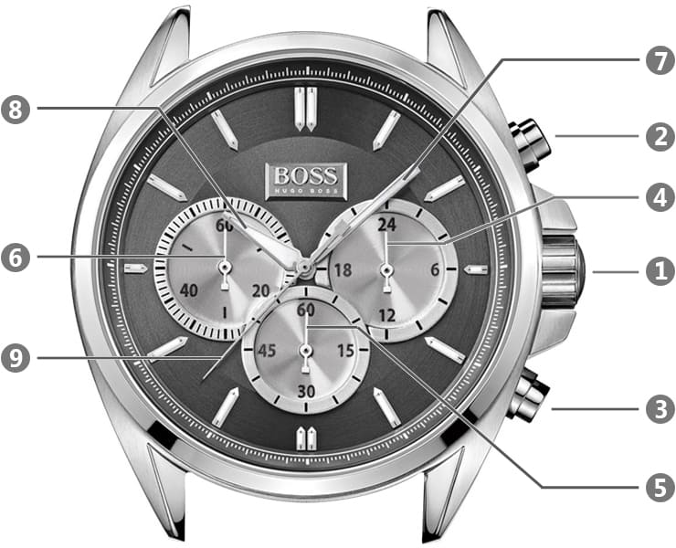 ساعة هوجو بوس رجالية درايفر 1512883 | واتشز برايم
