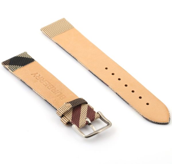 Burberry Leather Multicolor Watch Strap | Watches Prime