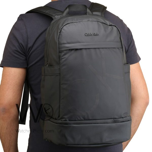 Calvin Klein CK back bag for men black | Watches Prime
