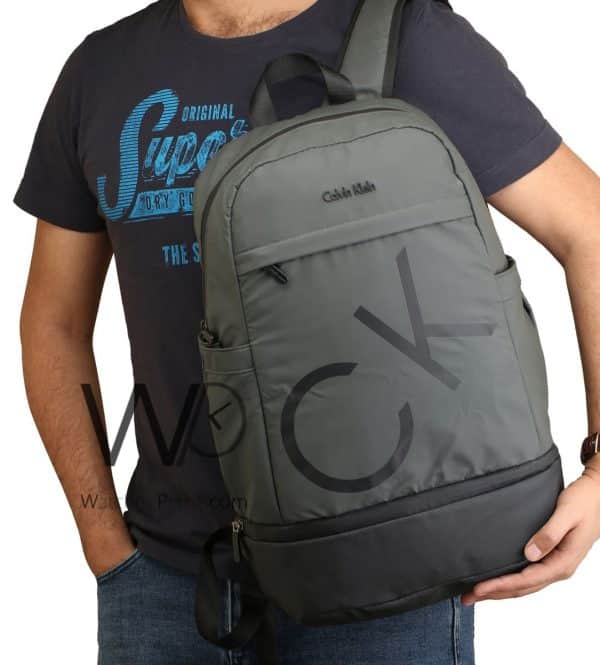 Calvin Klein CK gray back bag for men | Watches Prime