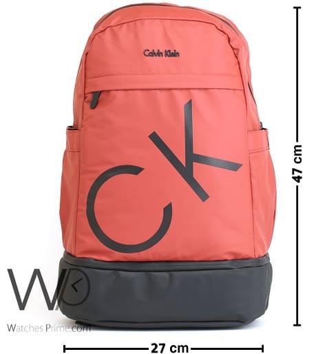 Calvin Klein CK red back bag for men | Watches Prime