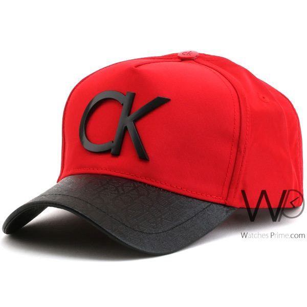Calvin Klein CK red and black cap for men | Watches Prime