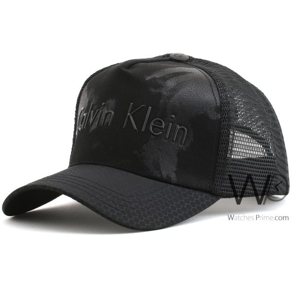 Black Calvin Klein CK baseball cap for men | Watches Prime