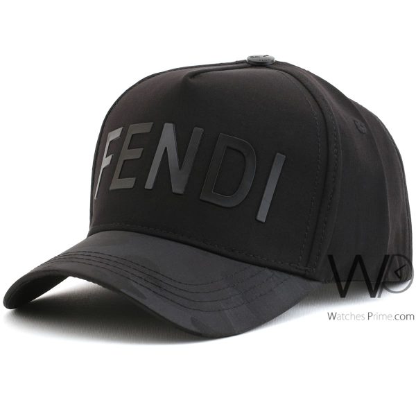 Fendi black baseball cap for men | Watches Prime