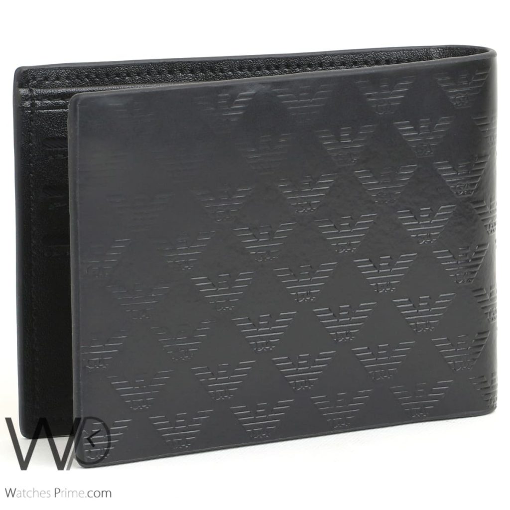 Giorgio Armani wallet for men black | Watches Prime