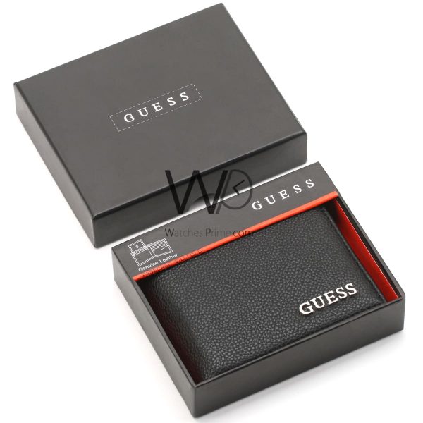 Guess black wallet for men | Watches Prime