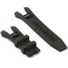 Black invicta watch rubber strap