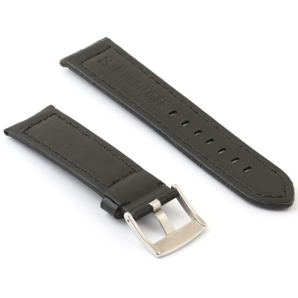 Black leather watch strap | Watches Prime