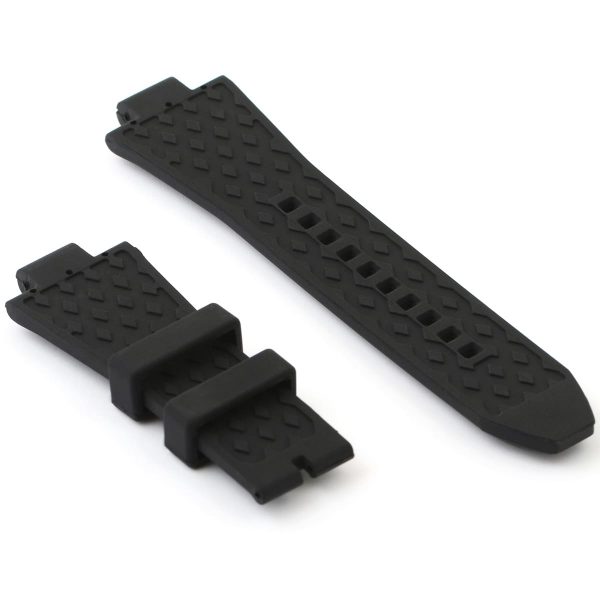 Michael Kors Rubber Black Watch Strap | Watches Prime