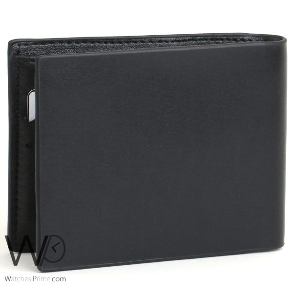 Mont blanc black leather wallet for men | Watches Prime