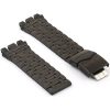 Black stainless steel metal invicta watch strap