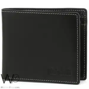 Timberland leather black wallet for men | Watches Prime