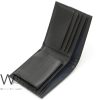 Tommy Hilfiger leather wallet for men black | Watches Prime